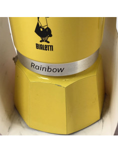 BAZAR - Bialetti Rainbow 3 rumeni moka lonček 2