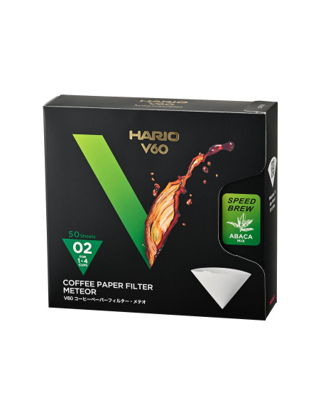Hario Meteor papirnati filtri V60-02 50 kosov hitro VCF-02-50MT