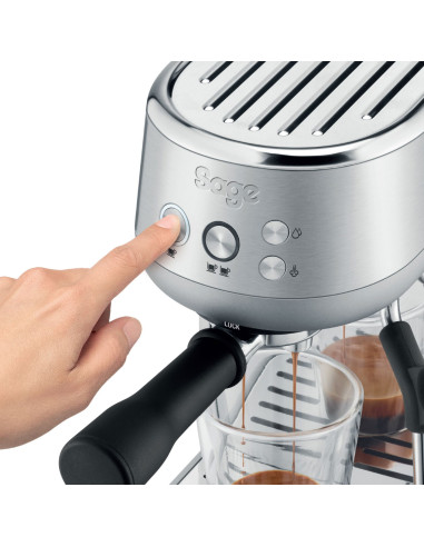Vzvodni aparat za kavo SAGE SES450BSS srebrn