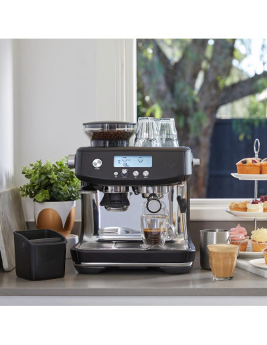 SAGE SES878BTR Espresso Pak aparat za kavo črne barve
