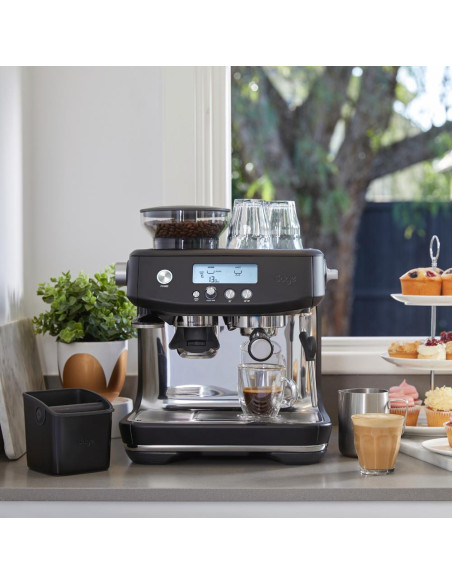 SAGE SES878BTR Espresso Pak aparat za kavo črne barve