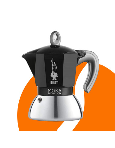 Bialetti Moka Indukcija 4 skodelice črna NOVO