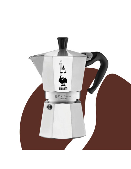 Bialetti Moka Express lonček za moko s 6 skodelicami