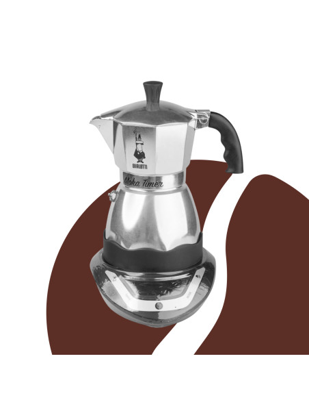 Bialetti Moka Timer 3 električni moka čajnik