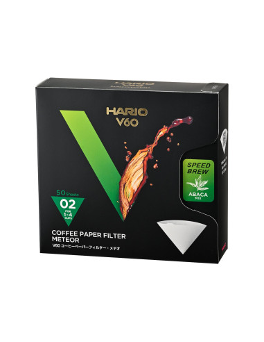 Hario Meteor papirnati filtri V60-02 50 kosov hitro VCF-02-50MT