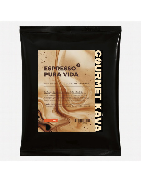 Espresso mešanica Pura Vida, zrnata kava