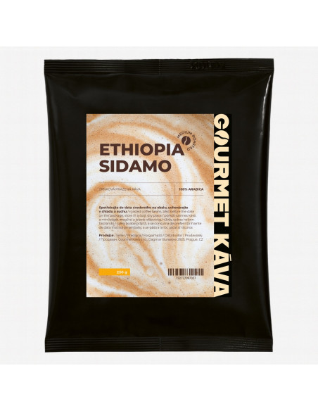 Etiopija Sidamo, SREDNJE PRAŽENA, zrnjeva kava arabica