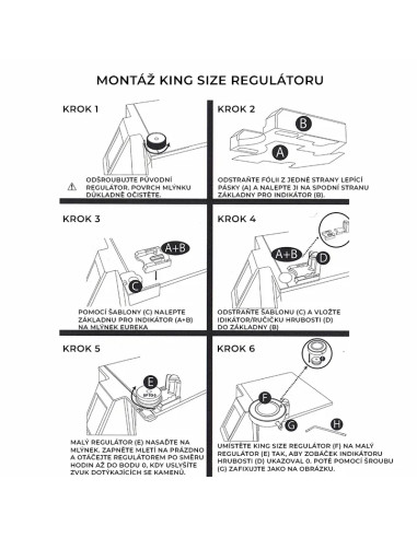 Eureka Mignon King Size regulator grobosti mletja