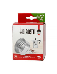 Bialetti aluminijasti kavni aparat z lijakom za 4 skodelice