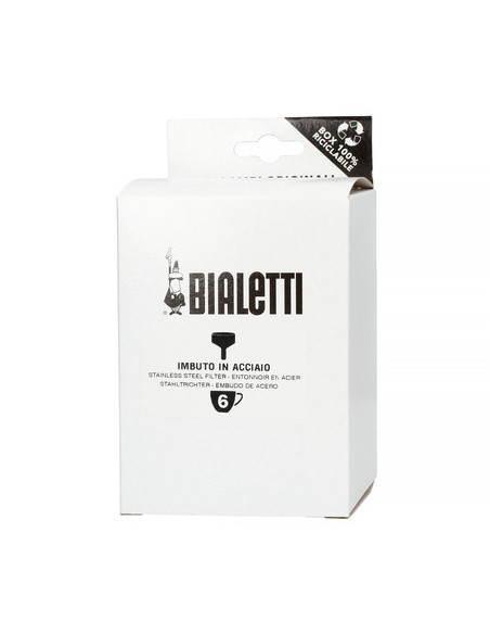 Bialetti lijak za kavni aparat iz nerjavečega jekla za 6 skodelic