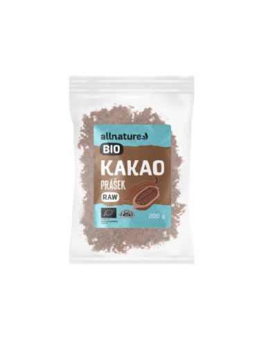 Ekološki surovi kakav v prahu Allnature 200 g