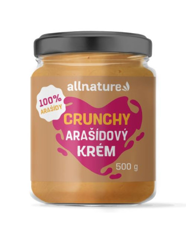 Hrustljavo arašidovo maslo Allnature 500 g