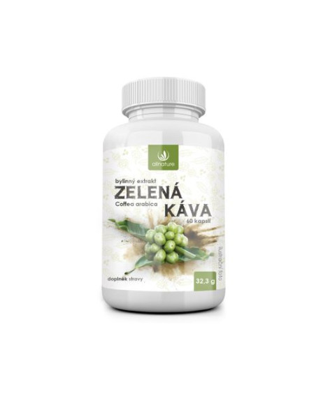 Allnature Zeleni kavi zeliščni izvleček, 60 kapsul