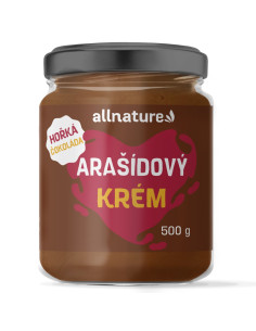 Allnature Arašidovo maslo z grenko čokolado 500 g
