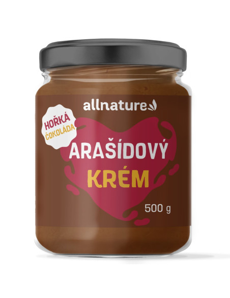 Allnature Arašidovo maslo z grenko čokolado 500 g