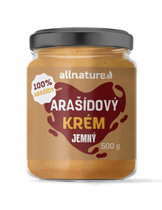 Allnature arašidovo maslo, gladko, 500 g