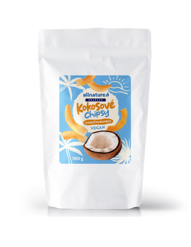 Allnature Karamelni kokosovi čips 100 g
