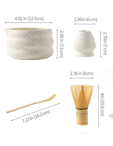 Komplet Kaffia Matcha – bel
