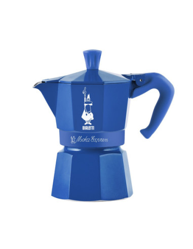 Bialetti Moka Express za 3 skodelice, Candyland, modra