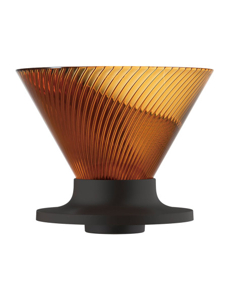 Hario NEO V60-02 dripper iz Tritana, barva Amber