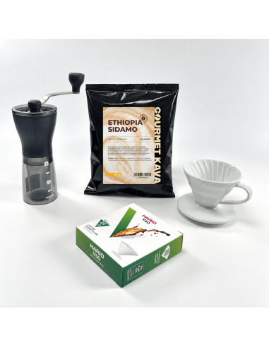 Komplet Hario V60 dripper