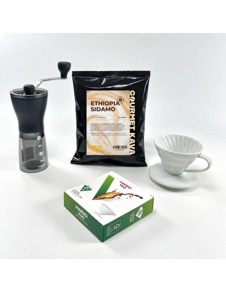 Komplet Hario V60 dripper