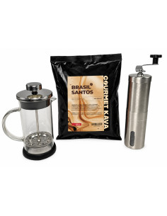 Francoski paket - mlinček, frenchpress in kava
