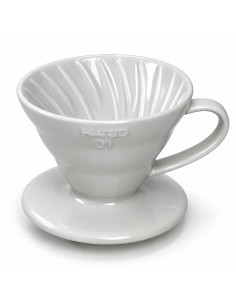 Hario dripper V60-01 keramika - bela (VDC-01W) 2