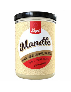Lepé Mandljevo maslo 400 g – 100 % naravna oreškova pasta