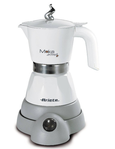 Električna moka kafetiera Ariete Moka Aroma 1358/10, bela
