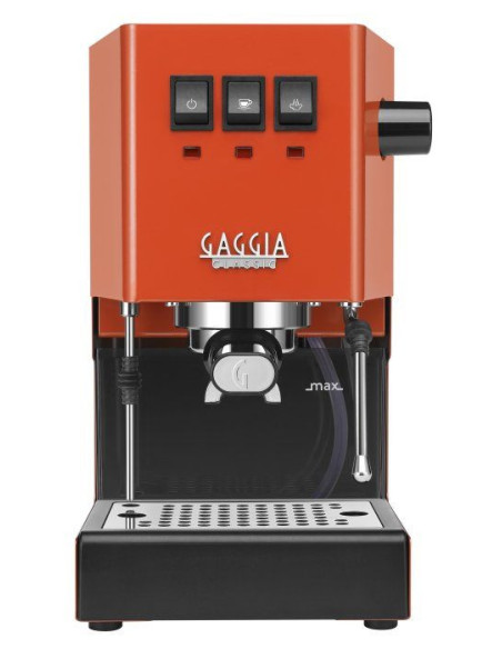 Vzvodni kavni aparat GAGGIA Classic E24 v koralni barvi (Lobster Red)