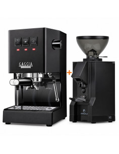 Paket Gaggia Classic E24 črn + Eureka Mignon Manuale