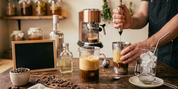 Priprava kave Freddo Espresso