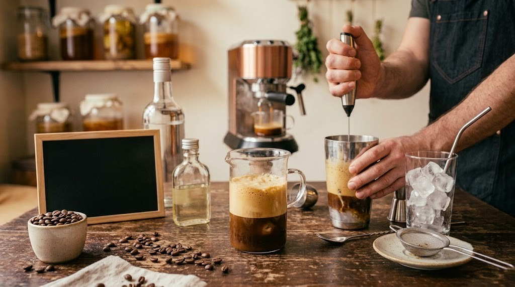 Priprava kave Freddo Espresso