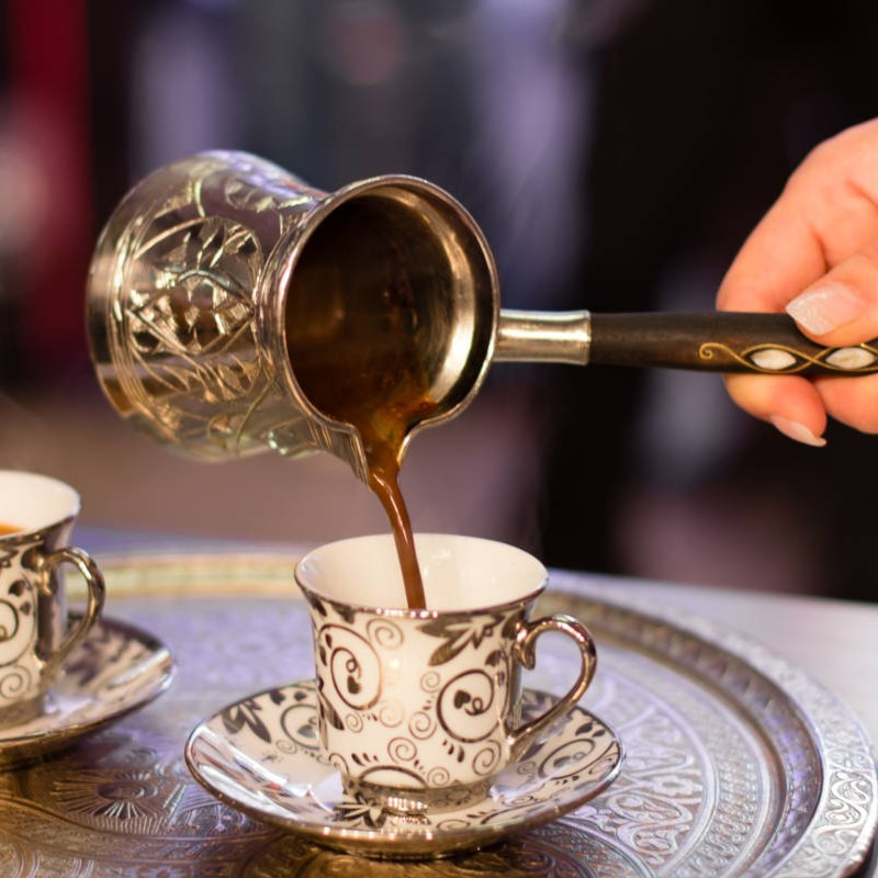 Priprava džeza in turške kave