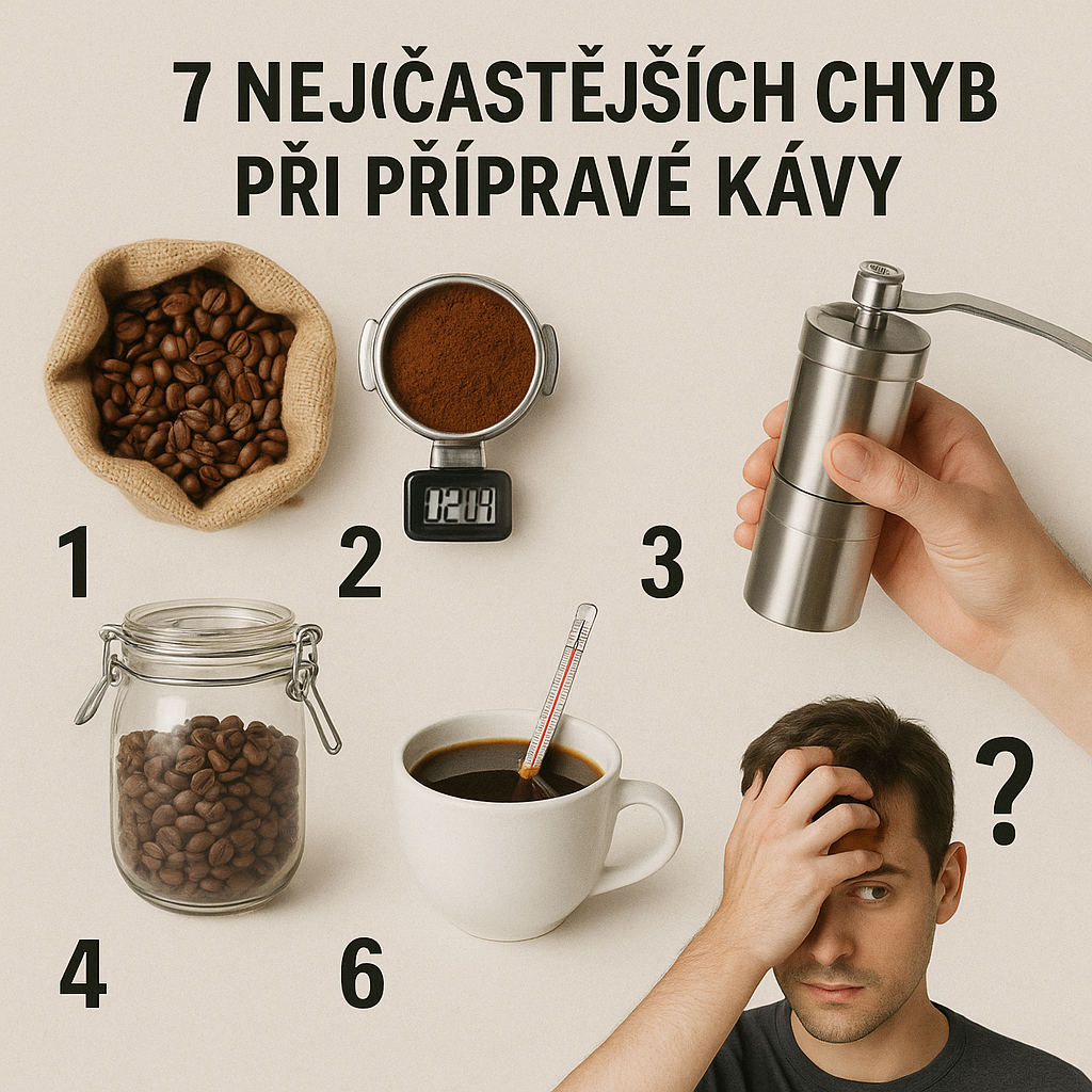 7 najpogostejših napak pri pripravi kave