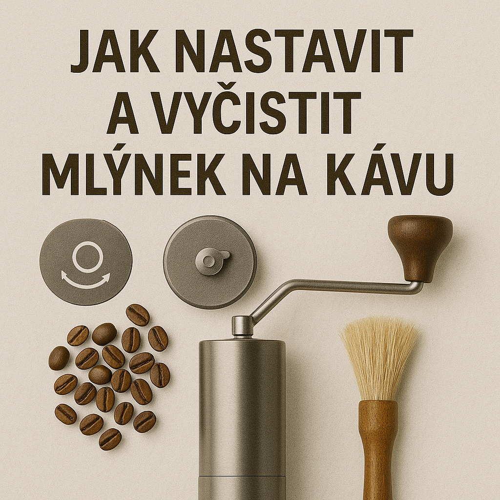 Kako nastaviti in očistiti mlinček za kavo